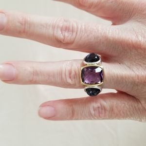 David Yurman Three-Stone Ring